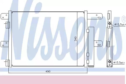 Конденсатор, кондиционер NISSENS 940096