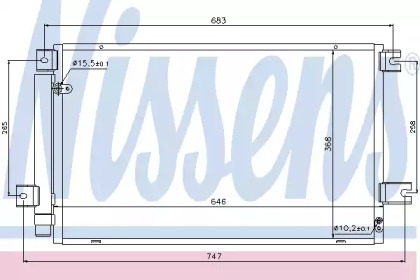 Конденсатор, кондиционер NISSENS 940102