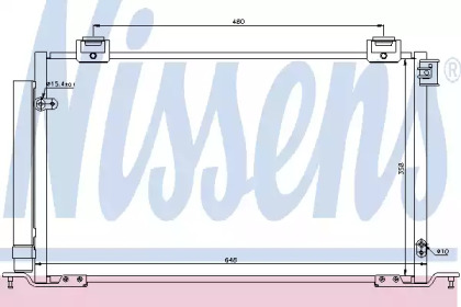 Конденсатор, кондиционер NISSENS 940200