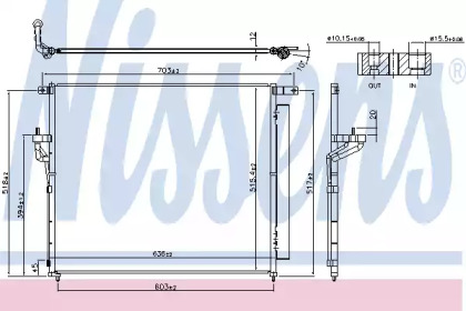 Конденсатор, кондиционер NISSENS 940266