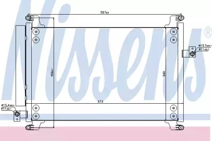 Конденсатор, кондиционер NISSENS 940310