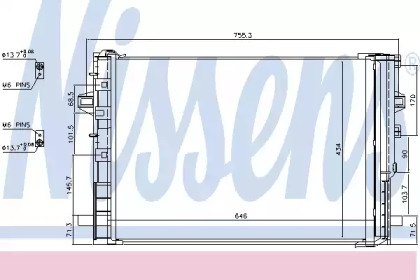 Конденсатор, кондиционер NISSENS 940322