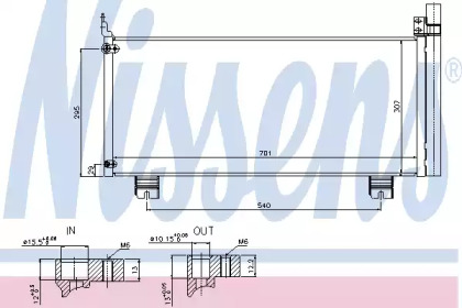 Конденсатор, кондиционер NISSENS 940344