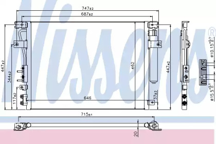 Конденсатор NISSENS 940348