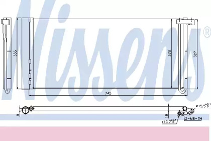 Конденсатор, кондиционер NISSENS 940358