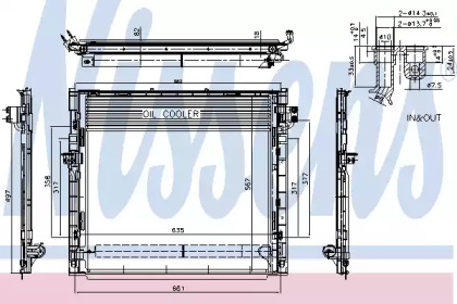 Конденсатор, кондиционер NISSENS 940394