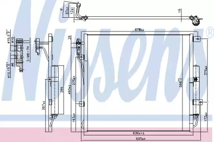 Конденсатор, кондиционер NISSENS 940407