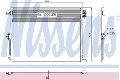 Конденсатор, кондиционер NISSENS 940411