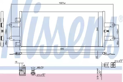 Конденсатор, кондиционер NISSENS 940440