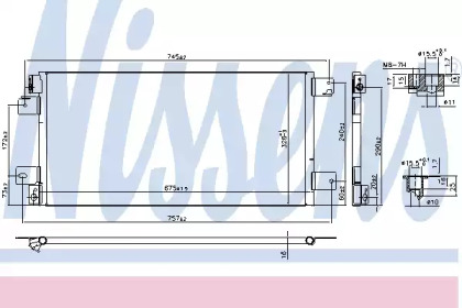 Конденсатор, кондиционер NISSENS 940460