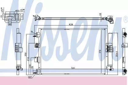 Конденсатор, кондиционер NISSENS 940463