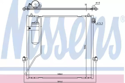 Конденсатор, кондиционер NISSENS 940472