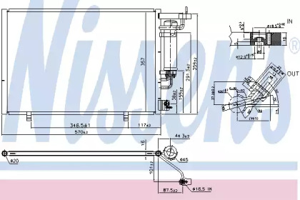 Конденсатор, кондиционер NISSENS 940531