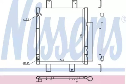 Конденсатор, кондиционер NISSENS 940612