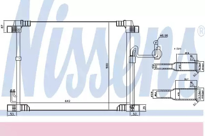 Конденсатор, кондиционер NISSENS 940616