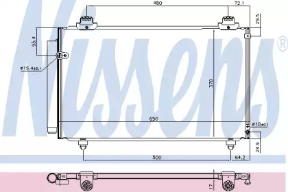 Конденсатор NISSENS 940708