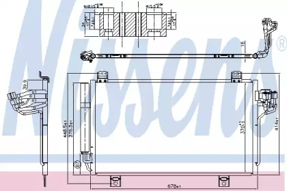 Конденсатор, кондиционер NISSENS 940723