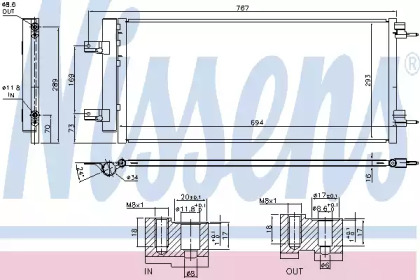 Конденсатор NISSENS 940734