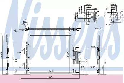 Конденсатор, кондиционер NISSENS 940772