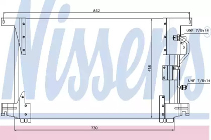 Конденсатор, кондиционер NISSENS 94336