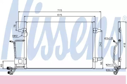 Конденсатор NISSENS 94594