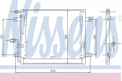 Конденсатор, кондиционер NISSENS 94335