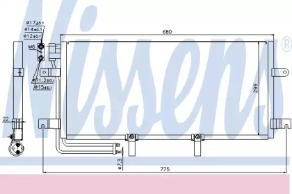 Конденсатор NISSENS 94834