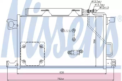 Конденсатор NISSENS 94857