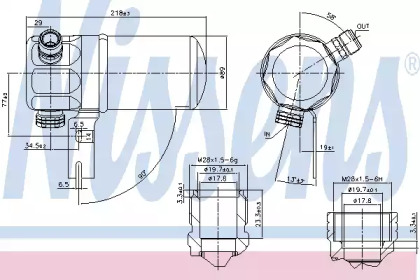 Осушитель NISSENS 95263