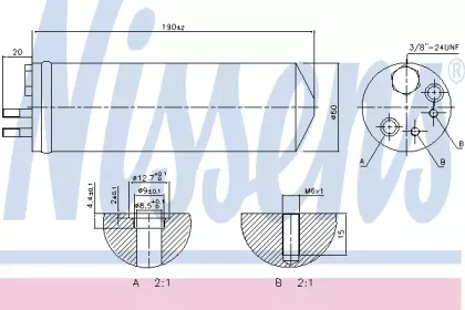 Осушитель, кондиционер NISSENS 95148