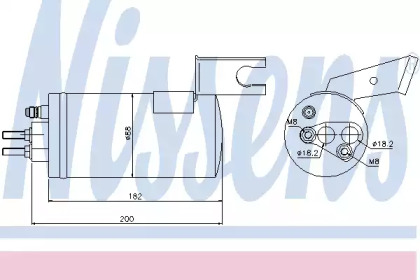 Осушитель, кондиционер NISSENS 95368