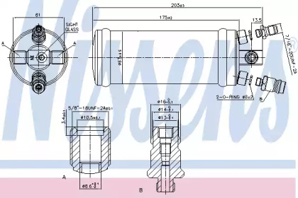 Осушитель NISSENS 95344