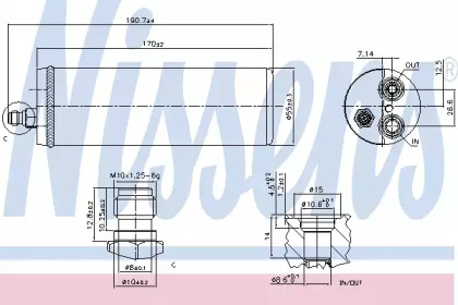 Осушитель NISSENS 95386