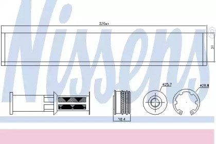 Осушитель NISSENS 95598