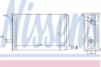 Теплообменник NISSENS 73330