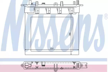 Теплообменник NISSENS 72033