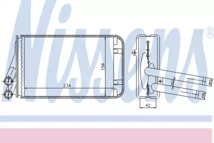 Теплообменник NISSENS 70229