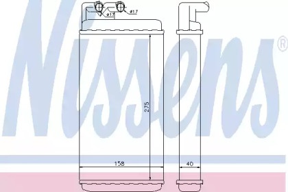 Теплообменник NISSENS 70220