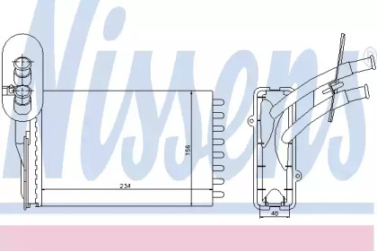 Теплообменник NISSENS 73961