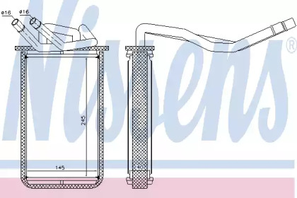 Теплообменник NISSENS 71768