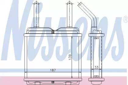 Теплообменник NISSENS 72648
