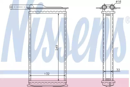 Теплообменник NISSENS 71761