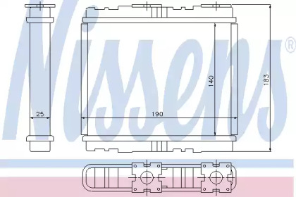 Теплообменник NISSENS 73700