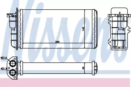 Теплообменник NISSENS 71441