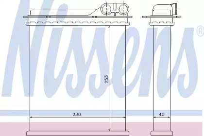 Теплообменник NISSENS 73363