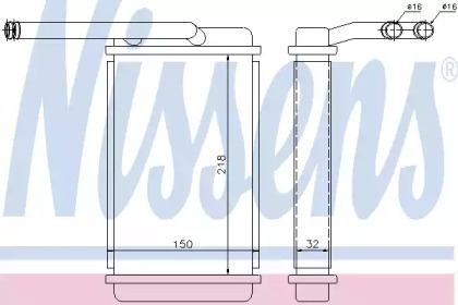 Теплообменник NISSENS 71757