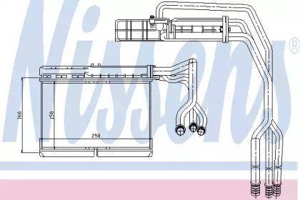 Теплообменник NISSENS 70506