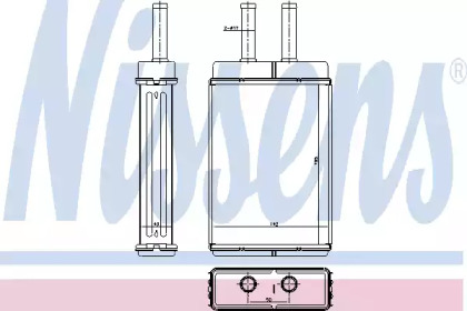 Теплообменник NISSENS 77506