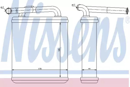 Теплообменник NISSENS 77611