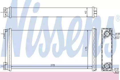 Теплообменник NISSENS 71927